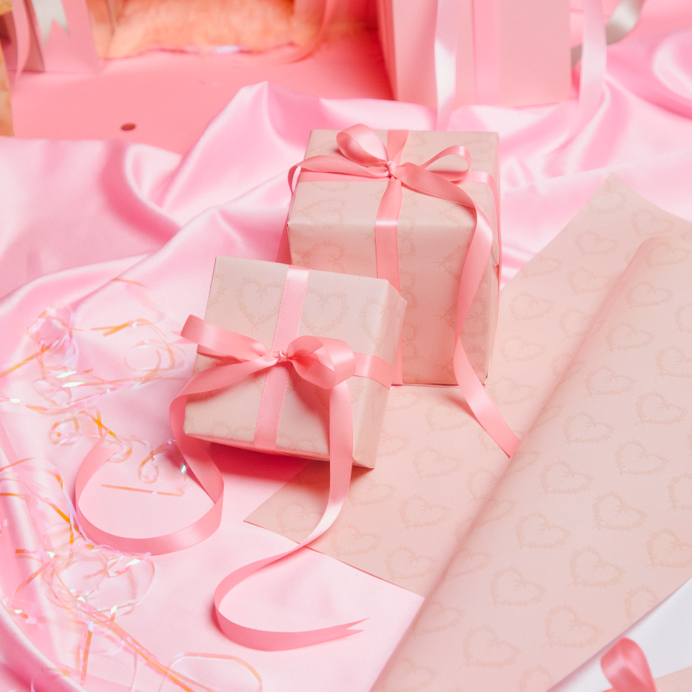 KG Pink Wrapping Paper