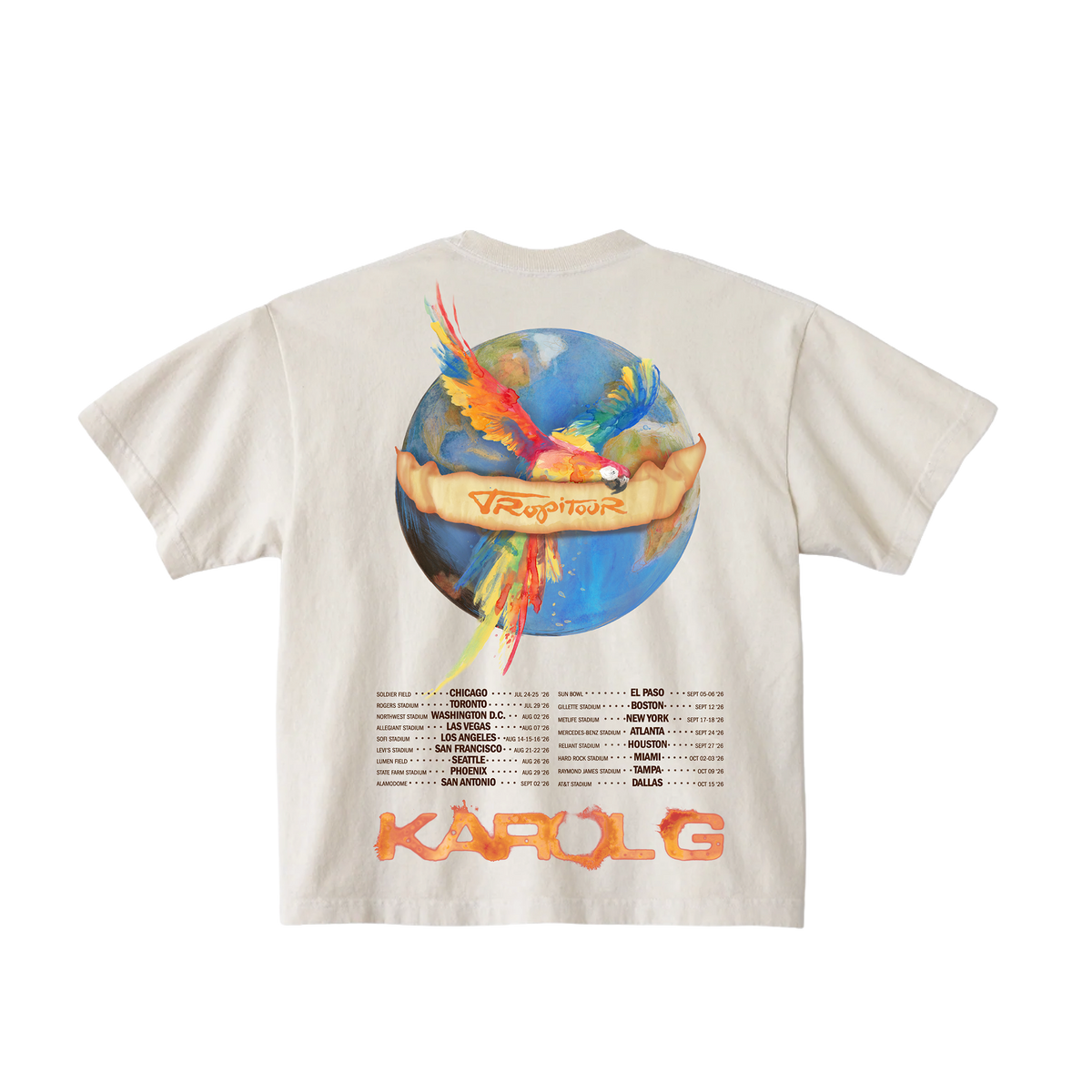 Viajando Por El Mundo Admat Tee Back