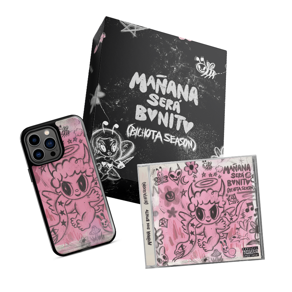 Mañana Será Bonito (Bichota Season) CD Box Set (Pink Phone Case) 14 pro max