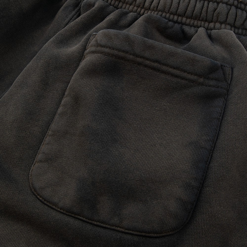 Bichota Season Icons Washed Black Sweatpants Back Pocket 