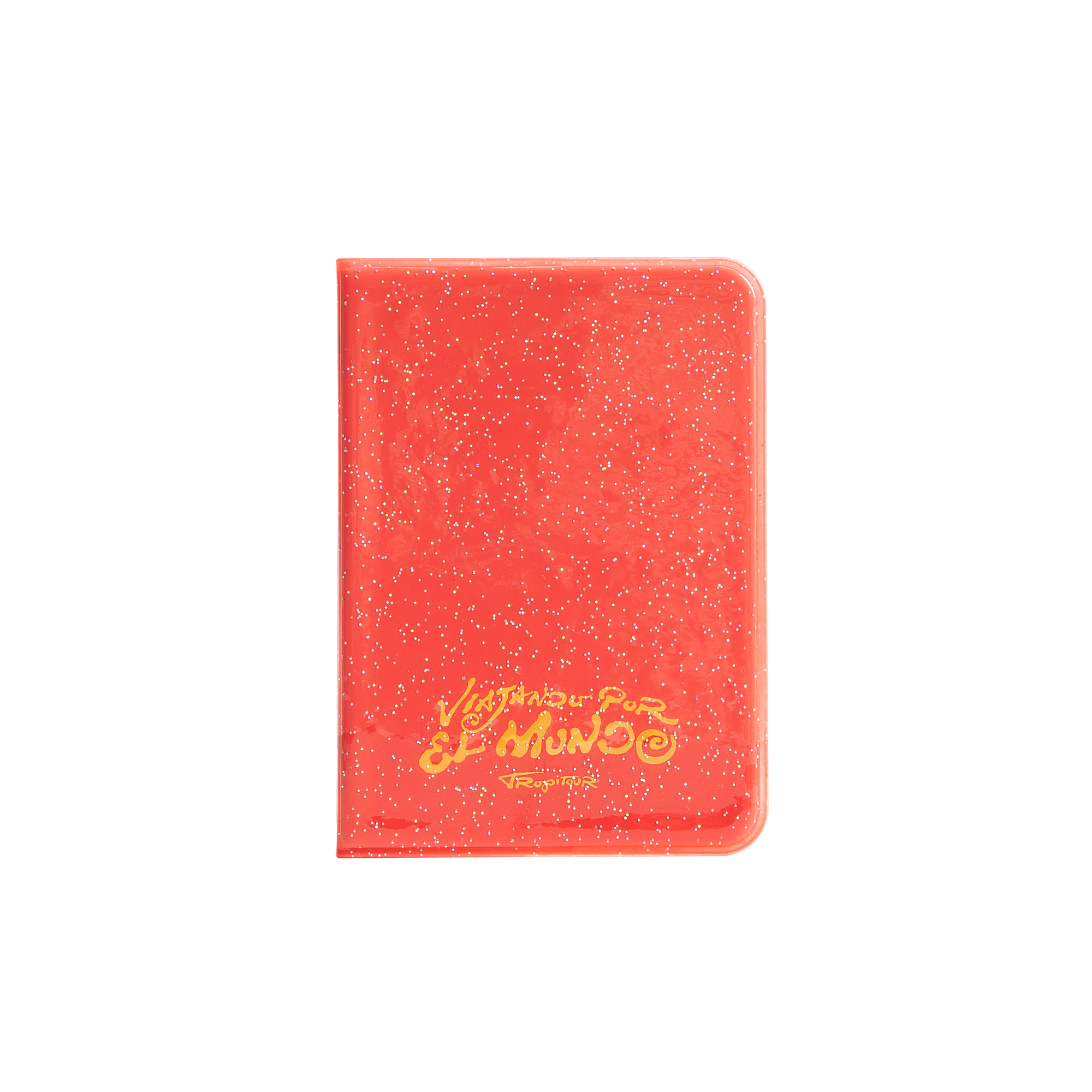 Viajando Por El Mundo Passport Holder Front 